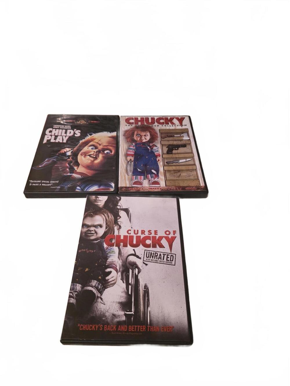 Chucky Horror Movie DVD Child's Play Chucky 1-5 & Curse of Chucky Bundle